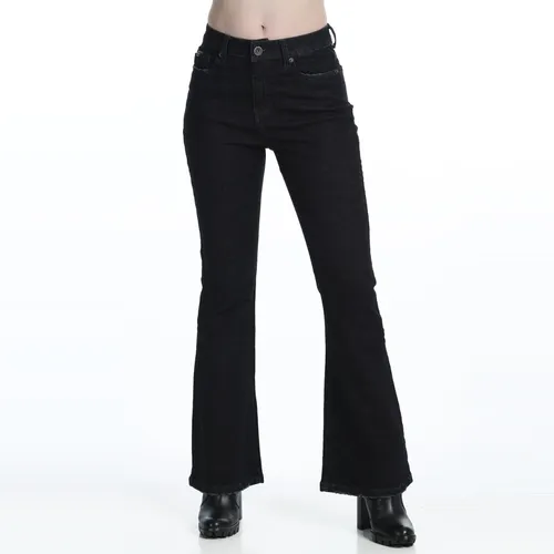 Ellus Jeans Mujer Polly Tiro Alto Raw L29