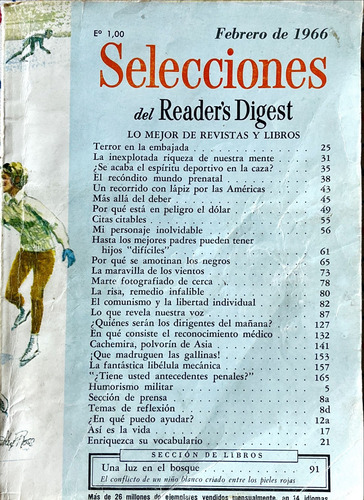 Revistas Selecciones Sept. 1972 Y Feb. 1966