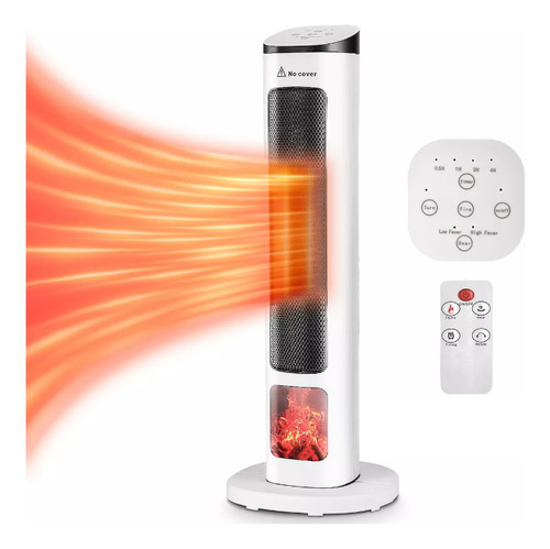 Calefactor Eléctrico De Torre Con Control Remoto,1500w