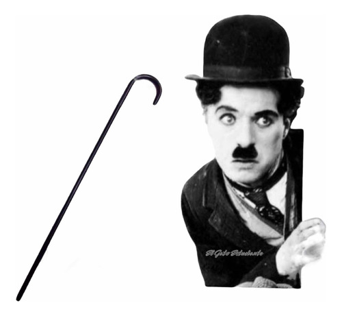 Bastón Accesorio Disfraz Cosplay Charles Chaplin Cotillón