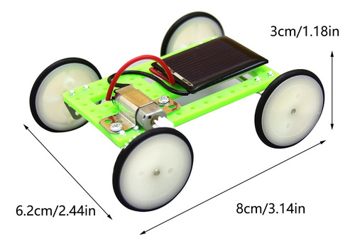 Mini Modelo De Coche Solar W, Manual De Bricolaje, Para Ense