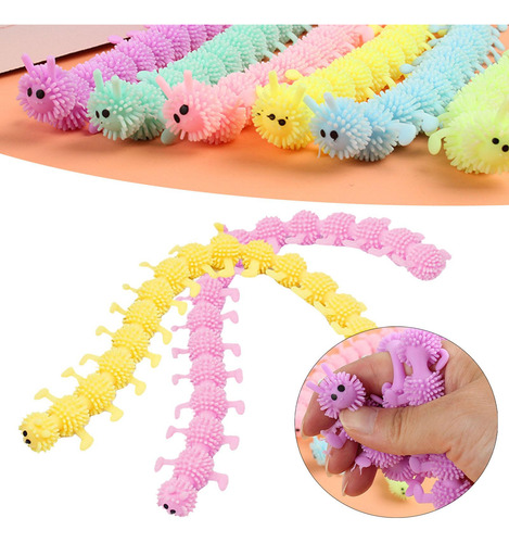 2 Piezas Caterpillar Fidget Juguete Relajante Calmante