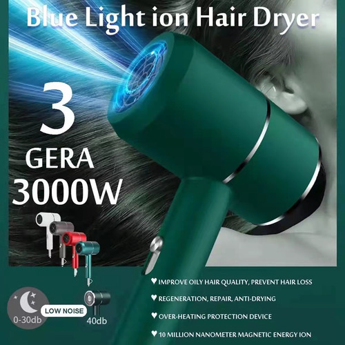 Mini Secador De Pelo 3000w Premium Profesional Caliente Frío