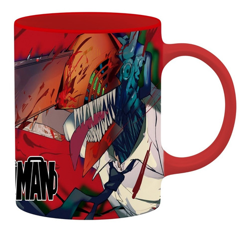 Taza Anime Chainsaw Man Denji, Pochita 