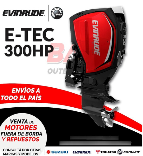Motor Fuera De Borda Evinrude E-tec 300 Hp / Discontinuado