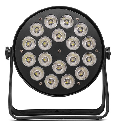 Refletor Par Led Slim 18x15w Rgbwa-uv Dj Festas Strobo Dmx 127/220V