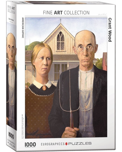 Puzzle 1000 Piezas American Gothic By Grant - Eurographics  