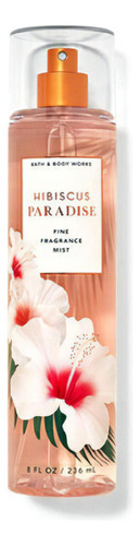 Fragancia Corporal Bath & Body Works Hibiscus Paradise Volumen De La Unidad 236 Ml