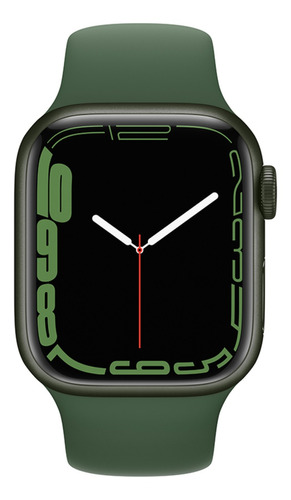 Apple Watch (GPS) Series 7 41mm caja 41mm de  aluminio  verde correa  verde trébol A2473