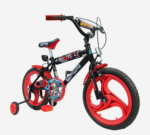 Bicicleta Infantil Spiderman Rueda Eva Niños Unibike 1300