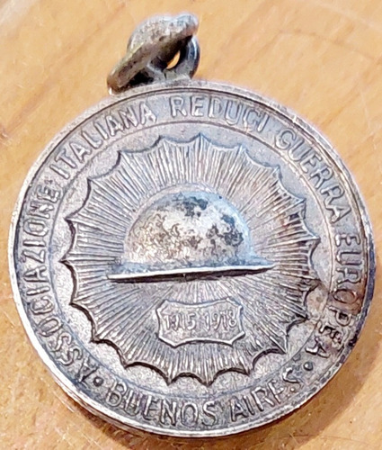 Medalla Veterano Italia Gran Guerra Primera Guerra 1915 1918