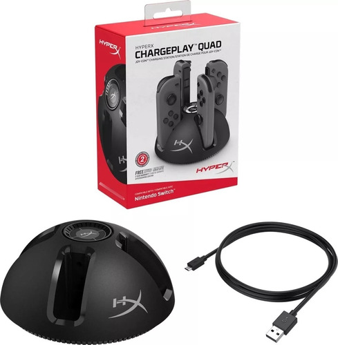 Cargador Para Mandos Nintendo Switch Joy-con Hyperx (adk)