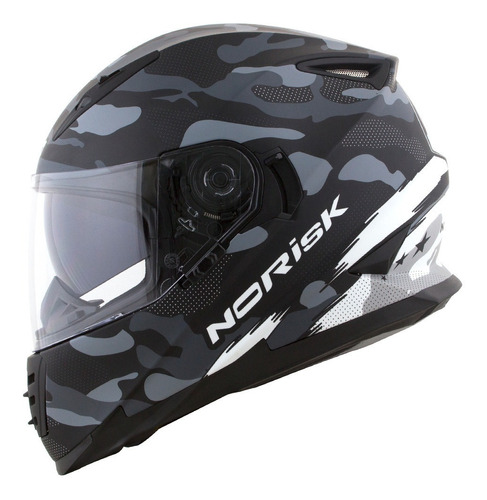 Capacete Norisk Ff302 Soul Destroyer Branco Lançamento