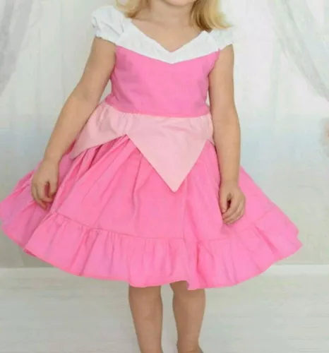 Vestido Infantil Princesa Aurora