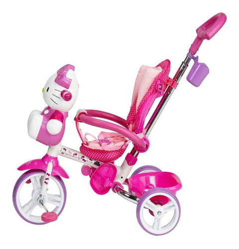 Imagen 4 de 11 de Triciclo Prinsel Candy Hello Kitty rosa