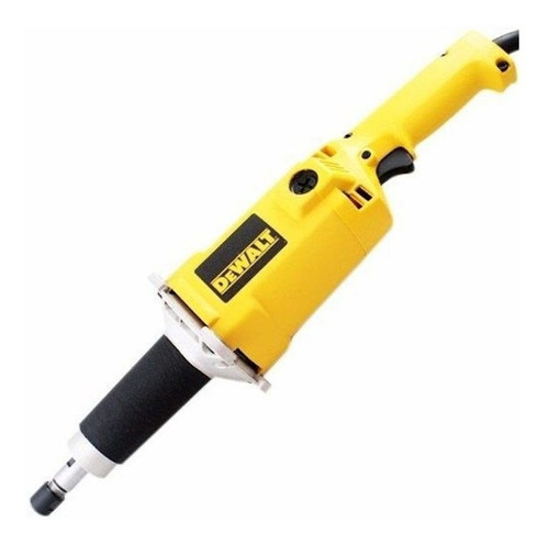 Amoladora recta DeWalt DW888 color amarillo 600 W 220 V + accesorio