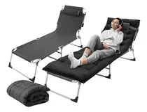 Comprar Catre Cama Tipo Reposera Plegable Acolchonada Resistente