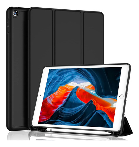 Funda Para iPad Imieet 10.2 9a/8a/7a Gen Silicona Suave/blac