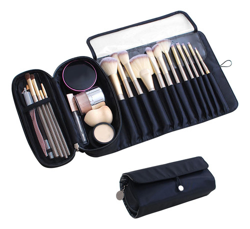 Soporte Multifuncional Para Brochas De Maquillaje De Viaje