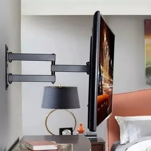 Soporte Tv Universal 32-55 Samsung Lg Noblex + Kit Negro