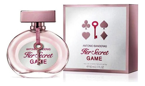 Perfume para mujer Her Secret Game Banderas Edt 80 ml