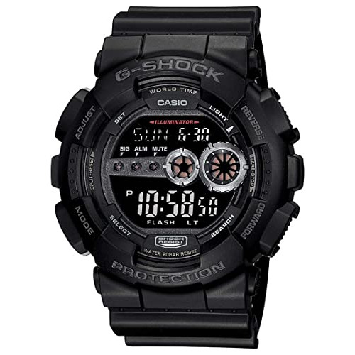 Casio Gd100-1bcr G-shock Xl Negro Multifunción Para Hombre