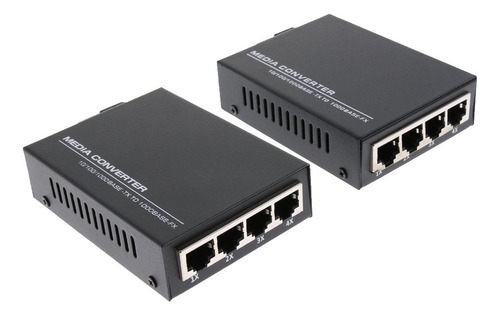 2x 1000m Gigabit Ethernet Transceptor De Fibra Óptica 25km