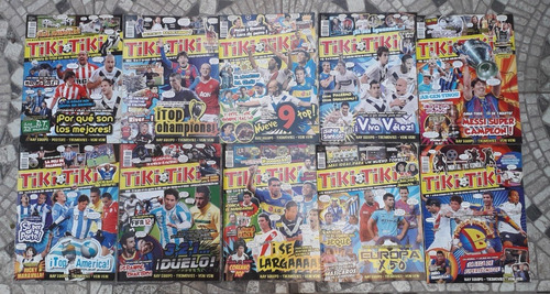 Lote X Diez Revistas ** Tiki Tiki ** Deporte Futboll 2011