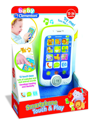 Juguete Bebe Smartphone Telefono Con Sonidos Baby Clementoni