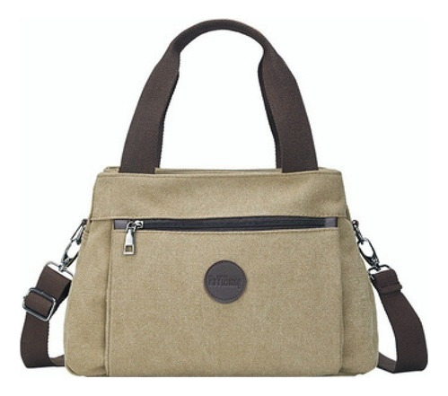 Bolso De Lona De Gran Capacidad For Mujer De Moda Urbana