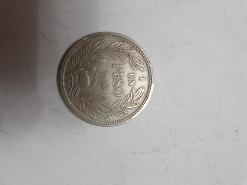  Antiguas Monedas Chilenas 1 Peso  1933 Lote 14 Monedas