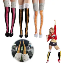 Comprar 3pares Piernas Calcetines Rodilla Calceta Patas De Pollo