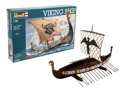 Barco Vikingo Viking Ship 1/50 Model Kit Revell