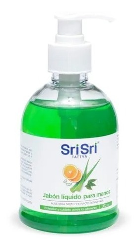 Jabón Liquido Para Manos Con Aloe Vera Sri Sri 300 Ml