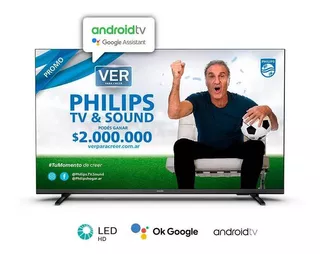 Smart Tv Philips 32 Hd Android Tv 32phd6917/77