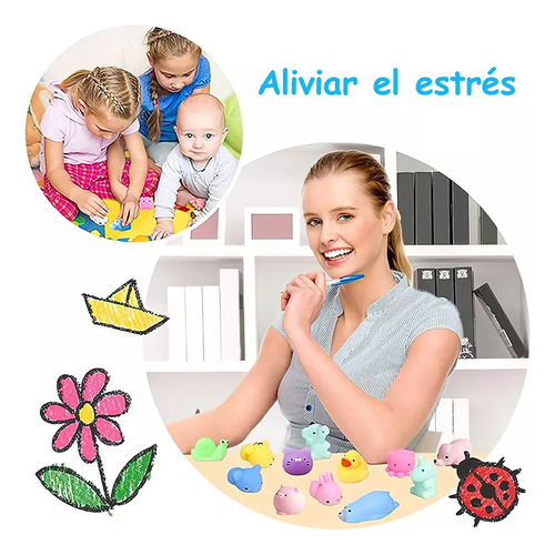 Squishy Kawaii Baratos Antiestres Mochi Juguete Niños 50 Unidades