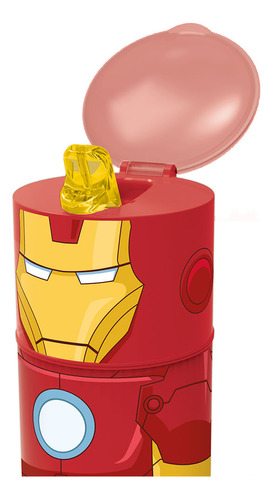 Botella 350ml character sipper avengers Iron man