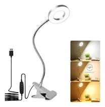 Comprar Lámpara Led Recamara Escritorio Lectura Ajustable Flexible Color De La Estructura De Lectura Mesa Para Niños SONHEO Luz De Noche Plata