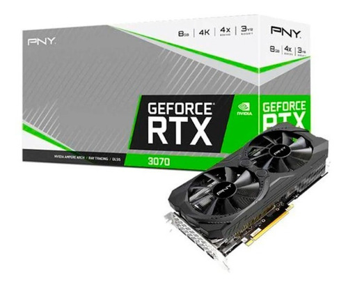 Tarjeta De Video Nvidia Geforce Rtx 3070 Pny Dual Fan Lhr.
