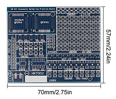 Tabla De Práctica De Componentes Smd Smt, Kit Melife Diy, En