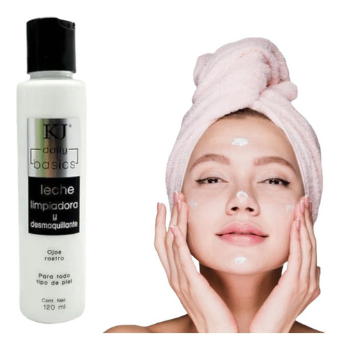 Imagen 1 de 6 de Leche Limpiad Skincare Con Acido Kj Rutina Diaria