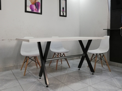 Imagen 1 de 7 de Mesa Comedor Para 4 O 6 Sillas