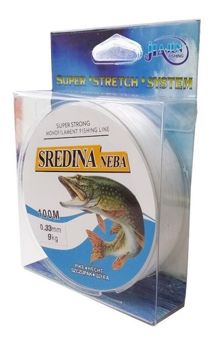 Linha Para Pesca 33mm Transparente Ate 9kg