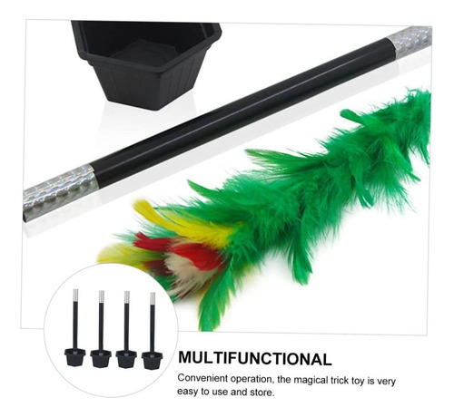 Kit - Pegadinha Da Aranha Escondida + Varinha Magica Da Flor Crem E Verde