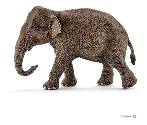 Figura De Juguete De Elefante Asiatico Femenino De Schleich