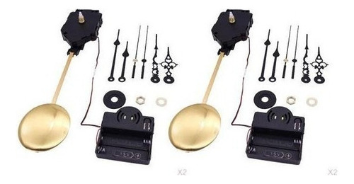 2x Quartz Grandfather Clock Music Para Mechanism