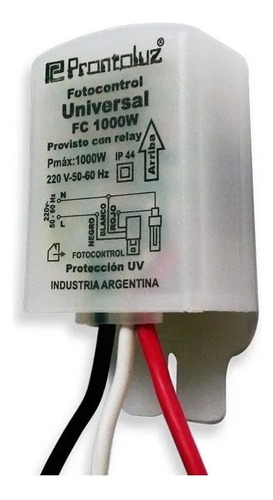Fotocelula/fotocontrol 1000w Smart Led (x10unida)- Prontoluz