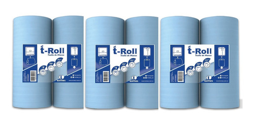 Toalla P/ Manos T- Roll (12 Rollos/ Espiral 150 Mts C/ R)
