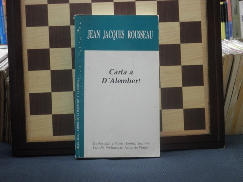 Carta A D`alembert-jean Jacques Rousseau