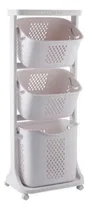 Comprar Organizador Para Baño Y Lavandería Blanco 3 Niveles